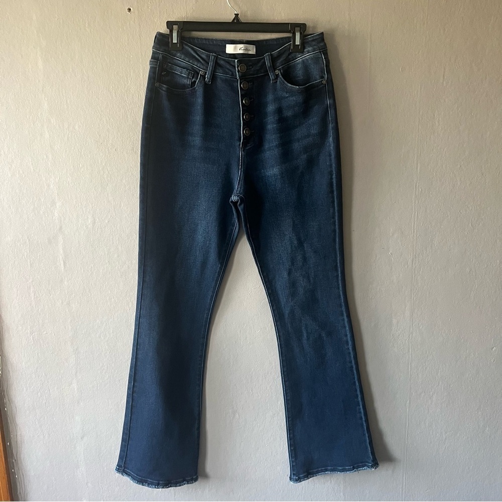 KanCan Rainn Ultra High Rise Flare Jeans Size 11/29